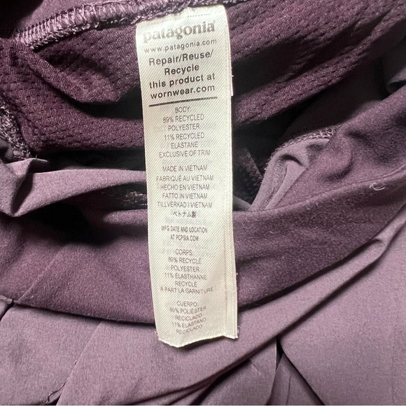 PATAGONIA Women's Happy Hike Studio Pants Joggers Size Small Plum Purple - Picture 11 of 15